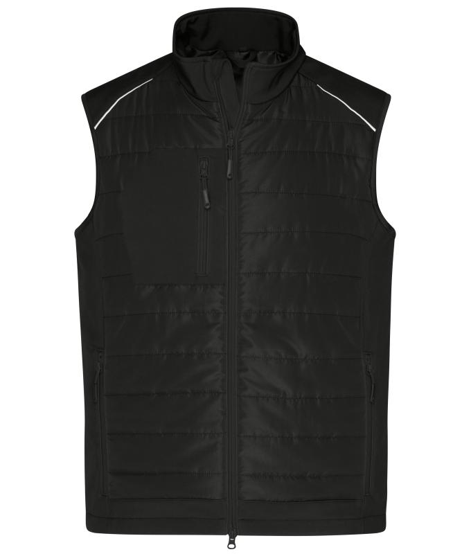 Men Men's Hybrid Vest GRS Black/black 10442