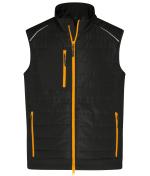 Men Men's Hybrid Vest GRS Black/neon-orange 10442