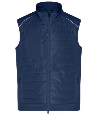 Herren Men's Hybrid Vest GRS Navy/navy 10442