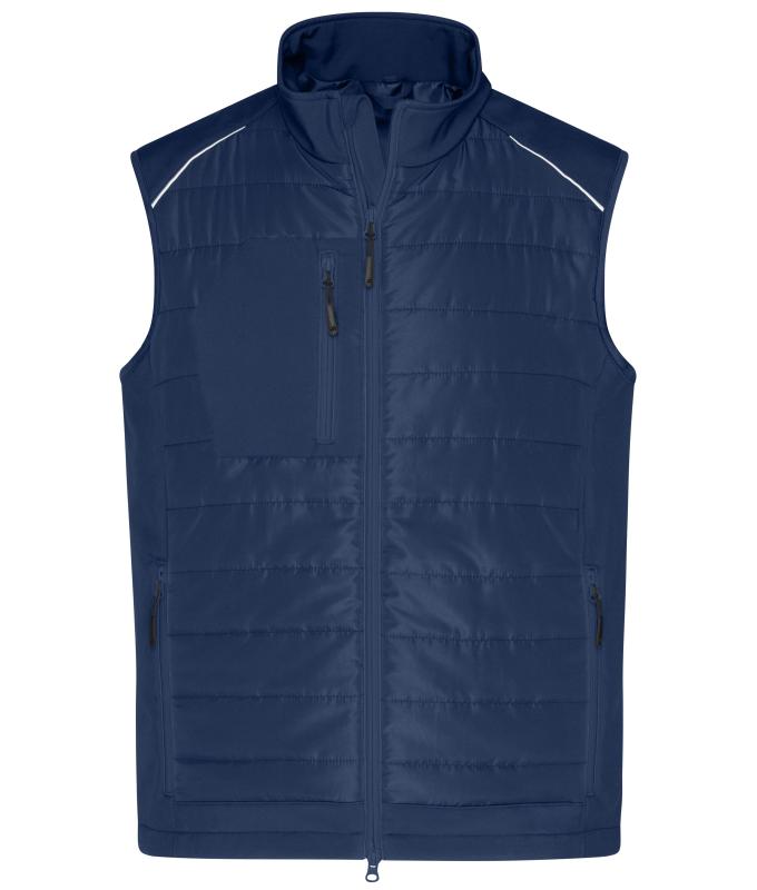 Herren Men's Hybrid Vest GRS Navy/navy 10442