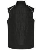 Herren Men's Hybrid Vest GRS Black/neon-orange 10442