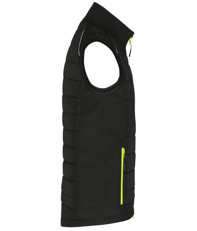 Herren Men's Hybrid Vest GRS Black/neon-yellow 10442