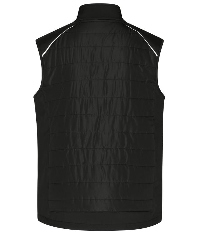 Herren Men's Hybrid Vest GRS Black/neon-yellow 10442