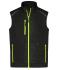 Herren Men's Hybrid Vest GRS Black/neon-yellow 10442