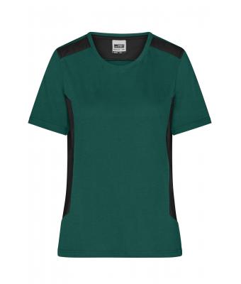 Ladies Ladies' Workwear T-shirt - STRONG -   GRS & OCS Blended Dark-green/black 10439