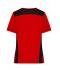 Damen Ladies' Workwear T-Shirt - STRONG -   GRS & OCS Blended Red/black 10439