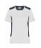 Damen Ladies' Workwear T-Shirt - STRONG -   GRS & OCS Blended White/carbon 10439