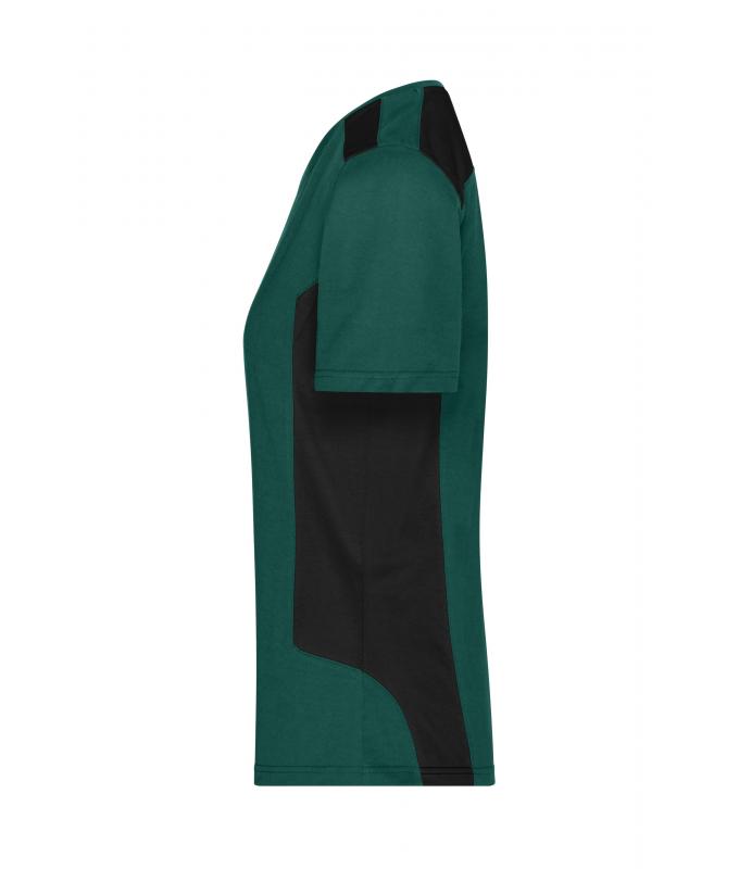 Ladies Ladies' Workwear T-shirt - STRONG - Dark-green/black 10439
