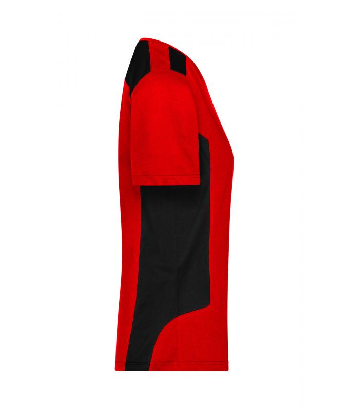 Ladies Ladies' Workwear T-shirt - STRONG - Red/black 10439