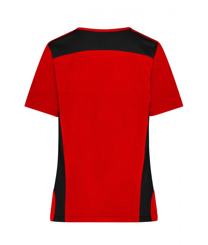 Ladies Ladies' Workwear T-shirt - STRONG - Red/black 10439