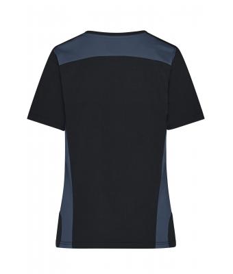 Damen Ladies' Workwear T-Shirt - STRONG - Black/carbon 10439