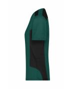 Damen Ladies' Workwear T-Shirt - STRONG - Dark-green/black 10439