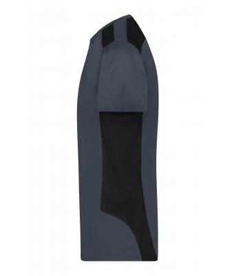 Herren Men's Workwear T-Shirt - STRONG -   GRS & OCS Blended Carbon/black 10443