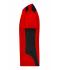 Men Men's Workwear T-shirt - STRONG -   OCS Blended & RCS Red/black 10443