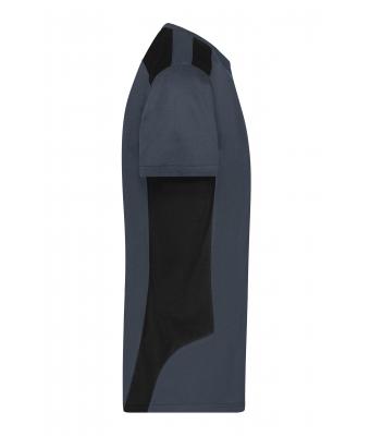 Herren Men's Workwear T-Shirt - STRONG -   OCS Blended & RCS Carbon/black 10443