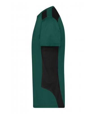 Herren Men's Workwear T-Shirt - STRONG -   OCS Blended & RCS Dark-green/black 10443