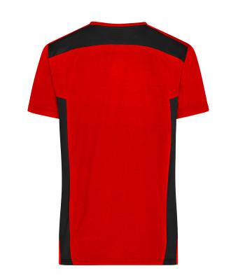 Herren Men's Workwear T-Shirt - STRONG -   OCS Blended & RCS Red/black 10443