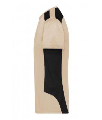 Herren Men's Workwear T-Shirt - STRONG -   OCS Blended & RCS Stone/black 10443