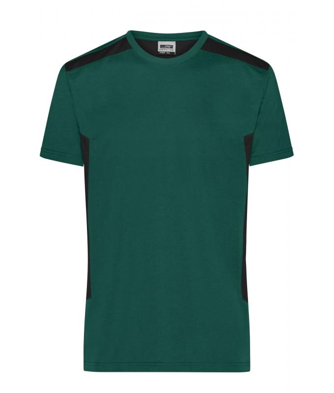 Men Men's Workwear T-shirt - STRONG - OCS Blended & RCS Dark-green/black 10443