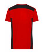 Men Men's Workwear T-shirt - STRONG - OCS Blended & RCS Red/black 10443