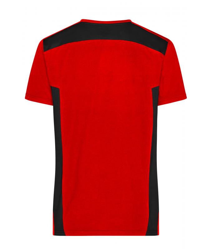 Herren Men's Workwear T-Shirt - STRONG - OCS Blended & RCS Red/black 10443