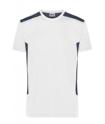 Herren Men's Workwear T-Shirt - STRONG - White/carbon 10443
