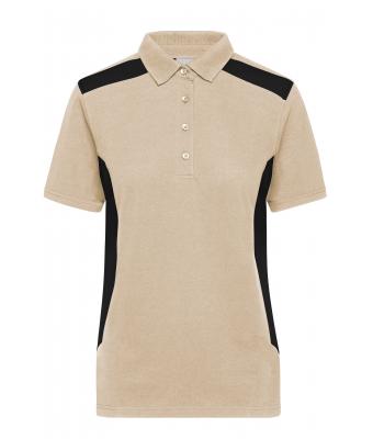 Ladies Ladies' Workwear Polo - STRONG -   GRS & OCS Blended Stone/black 10444