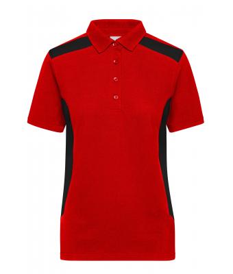 Ladies Ladies' Workwear Polo - STRONG - Red/black 10444