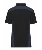 Damen Ladies' Workwear Polo - STRONG - Black/carbon 10444