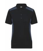 Damen Ladies' Workwear Polo - STRONG - Black/carbon 10444