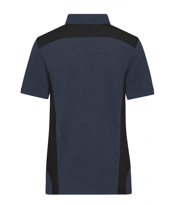 Damen Ladies' Workwear Polo - STRONG - Carbon/black 10444