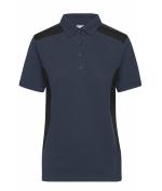 Damen Ladies' Workwear Polo - STRONG - Carbon/black 10444