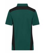 Damen Ladies' Workwear Polo - STRONG - Dark-green/black 10444