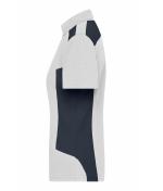 Damen Ladies' Workwear Polo - STRONG - White/carbon 10444