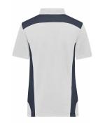 Damen Ladies' Workwear Polo - STRONG - White/carbon 10444