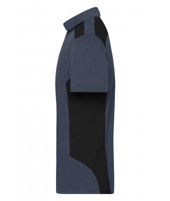 Men Men's Workwear Polo - STRONG -   OCS Blended & RCS Carbon/black 10446