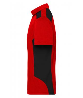 Men Men's Workwear Polo - STRONG -   OCS Blended & RCS Red/black 10446