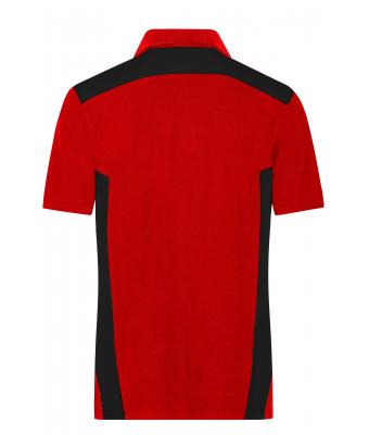 Men Men's Workwear Polo - STRONG -   OCS Blended & RCS Red/black 10446