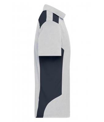 Men Men's Workwear Polo - STRONG -   OCS Blended & RCS White/carbon 10446