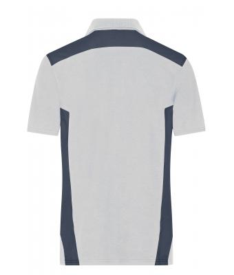 Men Men's Workwear Polo - STRONG -   OCS Blended & RCS White/carbon 10446