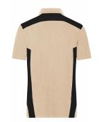 Herren Men's Workwear Polo - STRONG -  OCS Blended & RCS Stone/black 10446