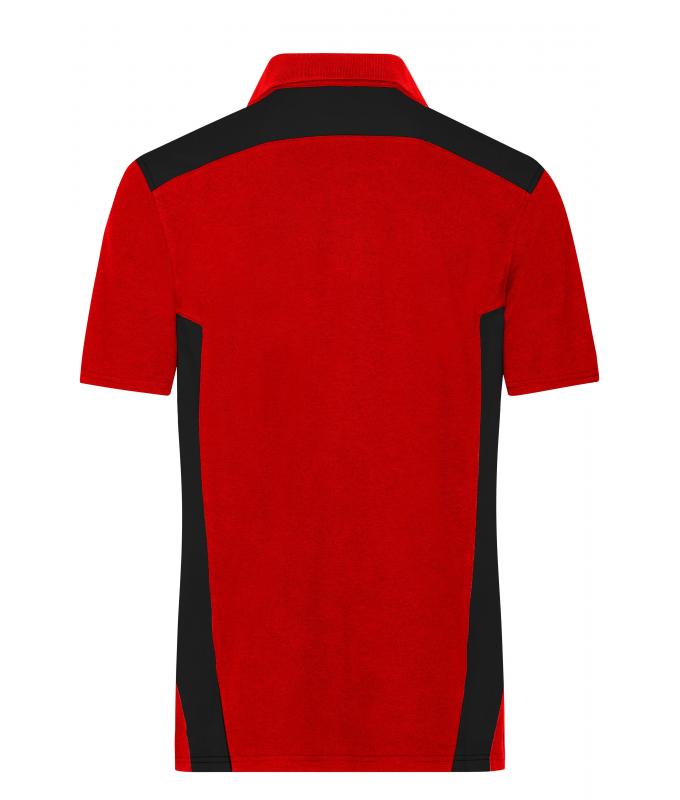Men Men's Workwear Polo - STRONG - OCS Blended & RCS Red/black 10446