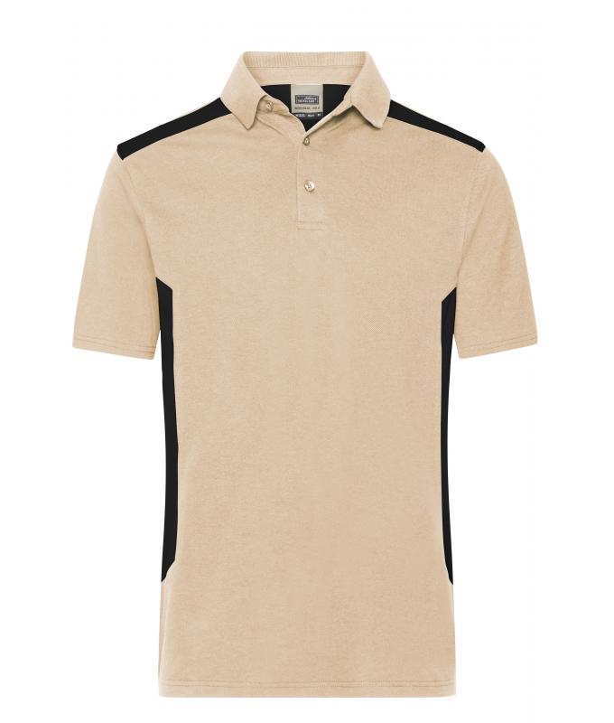 Men Men's Workwear Polo - STRONG - OCS Blended & RCS Stone/black 10446
