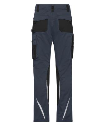 Unisex Workwear Pants Slim Line  - STRONG -   GRS & OCS Blended Carbon/black 10430