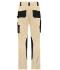 Unisex Workwear Pants Slim Line  - STRONG -   GRS & OCS Blended Stone/black 10430