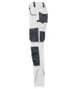 Unisex Workwear Pants Slim Line  - STRONG -   GRS & OCS Blended White/carbon 10430