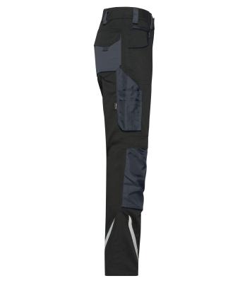 Unisex Workwear Pants Slim Line  - STRONG -   GRS Black/carbon 10430