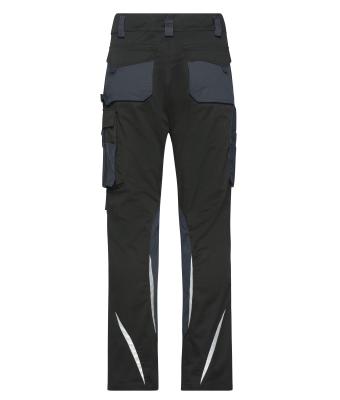 Unisex Workwear Pants Slim Line  - STRONG -   GRS Black/carbon 10430