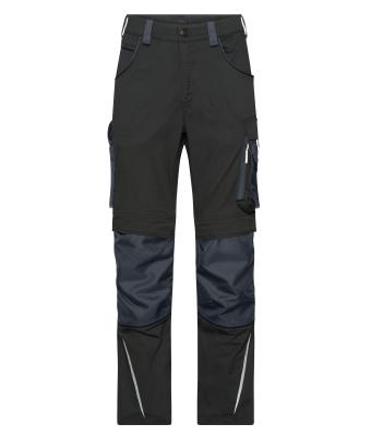 Unisex Workwear Pants Slim Line  - STRONG -   GRS Black/carbon 10430