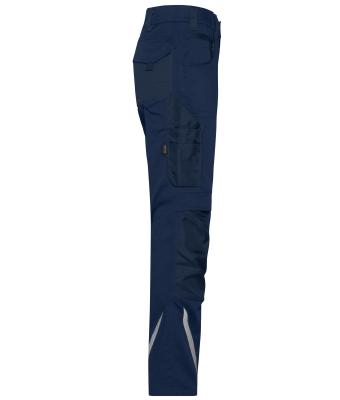Unisex Workwear Pants Slim Line  - STRONG -   GRS Navy/navy 10430